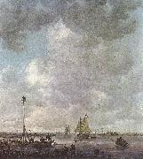 Jan van Goyen Marine Landscape with Fishermen Germany oil painting artist